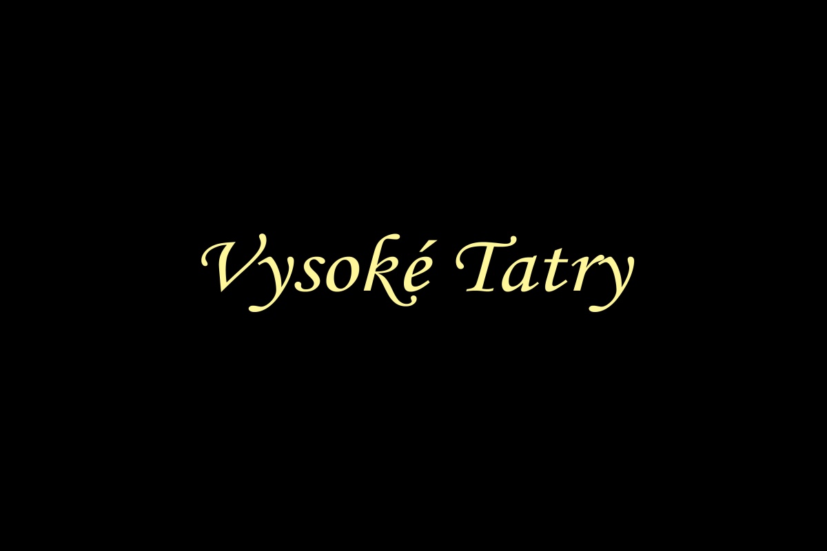 0805 Vysoke Tatry