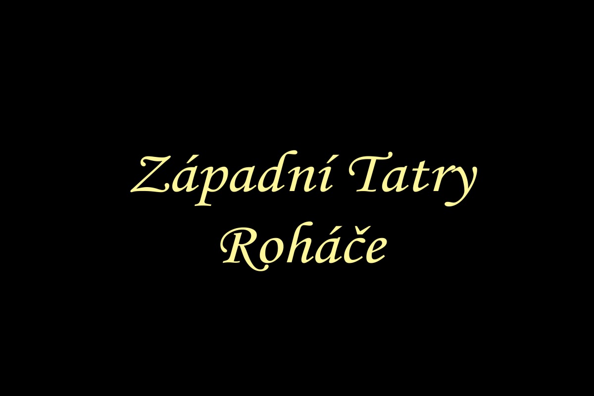 3000 Zapadni Tatry