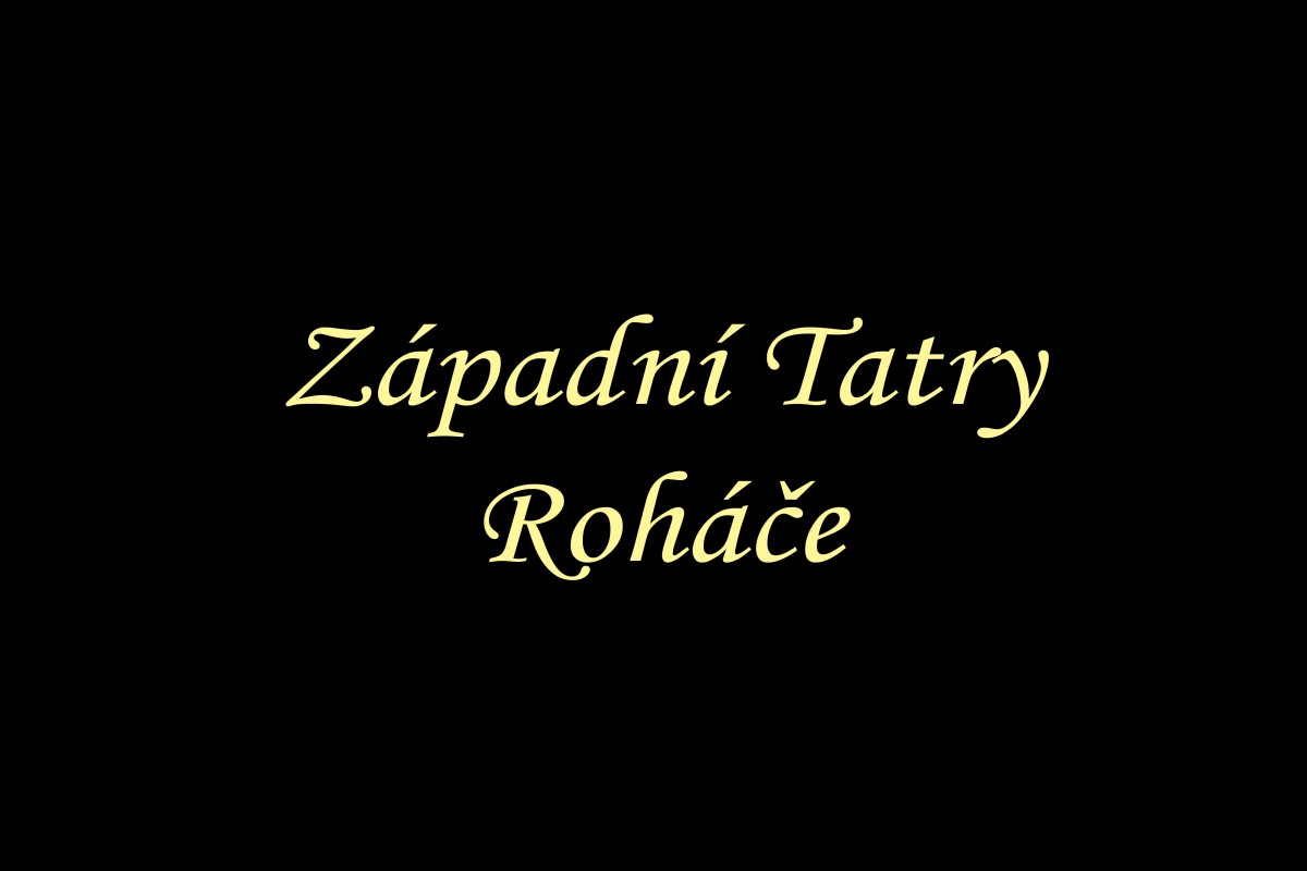 1700 Zapadni Tatry